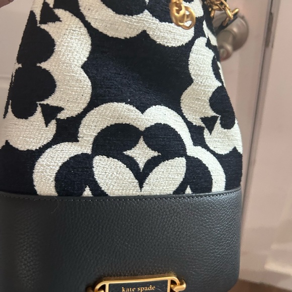 Kate Spade Monogram Flower Bucket Bag - Picture 6 of 8